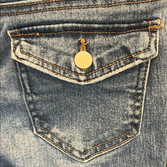 Vanilla Star Blue Flare Wide‎ Leg Jeans - Picture 4 of 4